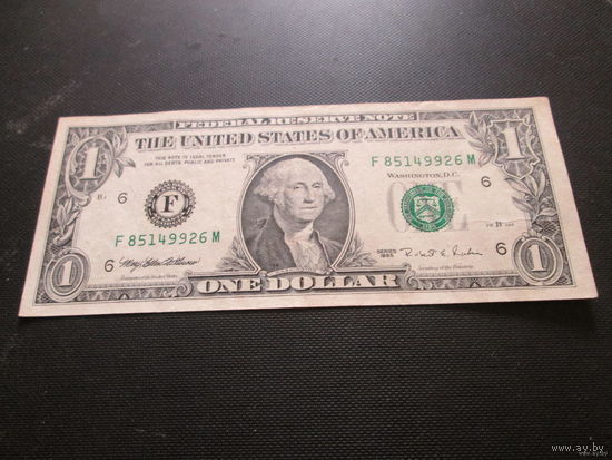 1 доллар США 1995 г., F 85149926 M, XF