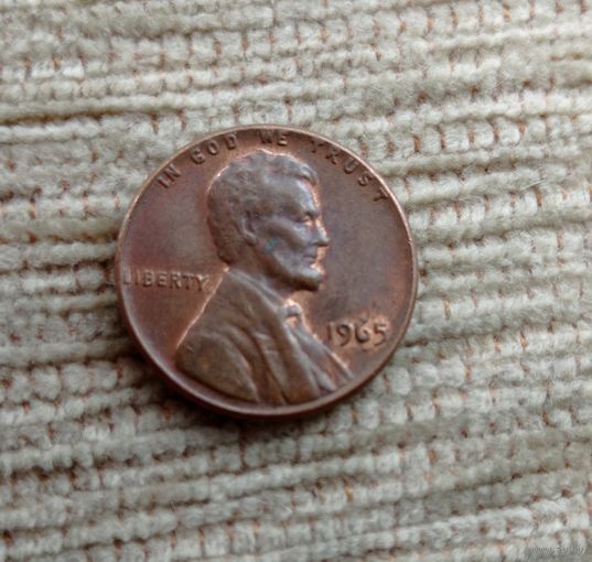 Werty71 США 1 цент 1965