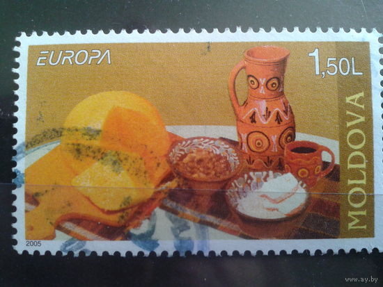 Молдова 2005 Европа, гастрономия Михель-1,4 евро гаш