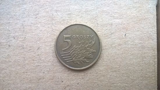 Польша 5 грошей, 2008г. (D-16)