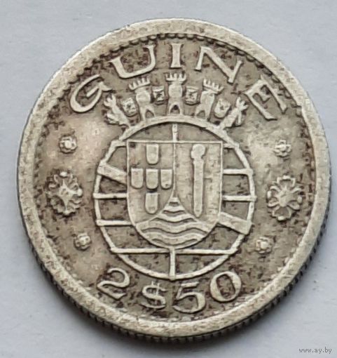 Гвинея Португальская 2,5 эскудо 1952 г.