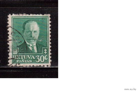 Литва-1934 (Мих.392)   гаш.  , Личности, Президент Сметона(1)