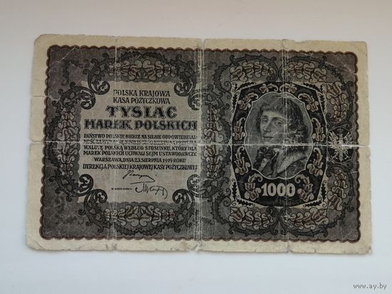 Польша 1000 марок 1919