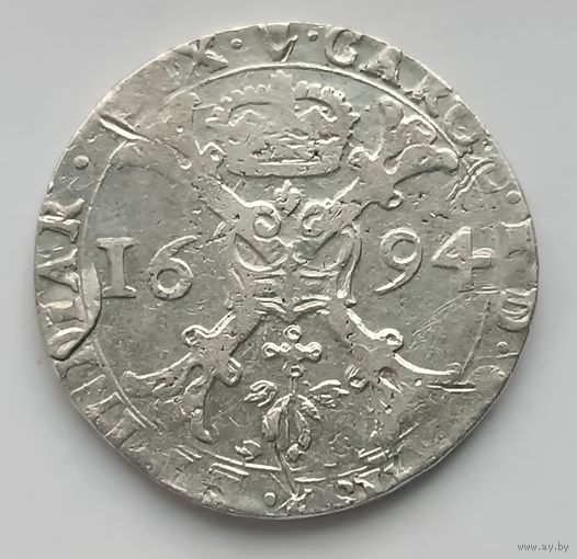 Патагон 1694 год. Карл II. Испанские Нидерланды. Брабант.