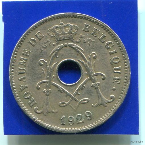 Бельгия 10 сантимов 1929 BELGIQUE
