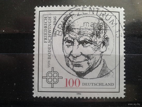 Германия 1996 теолог Михель-0,9 евро гаш.