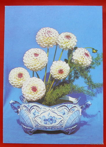 Цветы. Подписанная. 1992 года. Суханова. # 164.