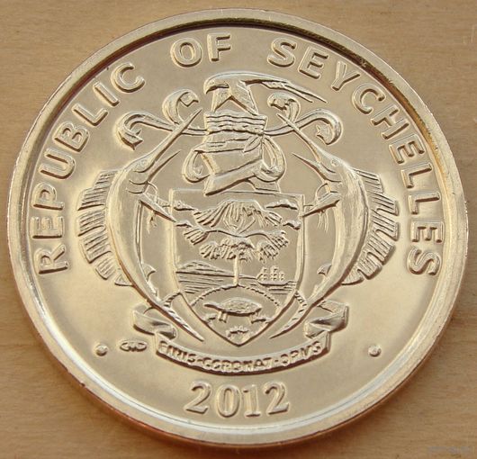 Сейшельские острова. 5 центов 2012 год KM#47a