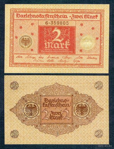 Германия, 2 марки 1920 год. UNC