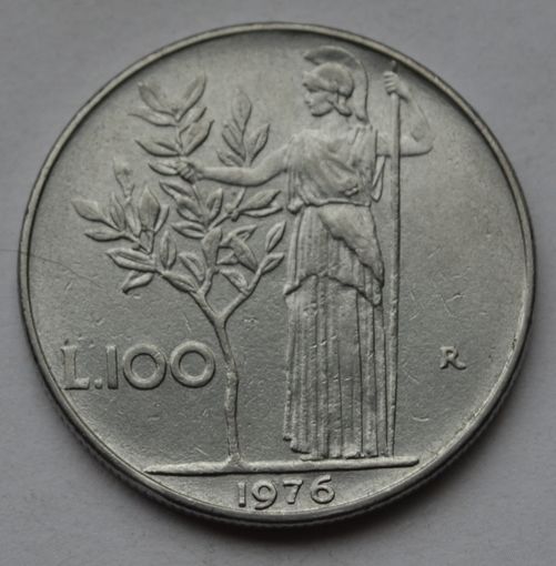 Италия, 100 лир 1976 г.