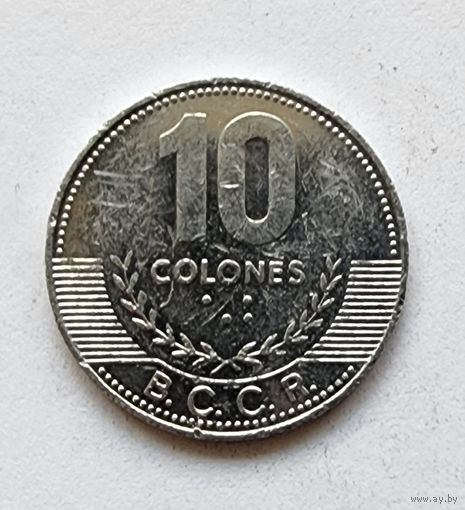 Коста-Рика 10 колонов, 2005