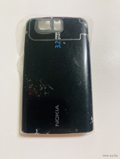 Nokia 6600slide Панель аккумуляторной батареи, Black, original (PN:0252582)