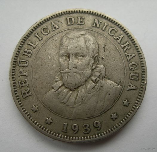 50 центаво 1939 Никарагуа