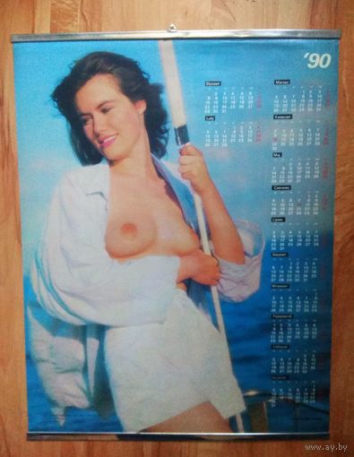 Эротический календарь. 1990 г.  Польша.