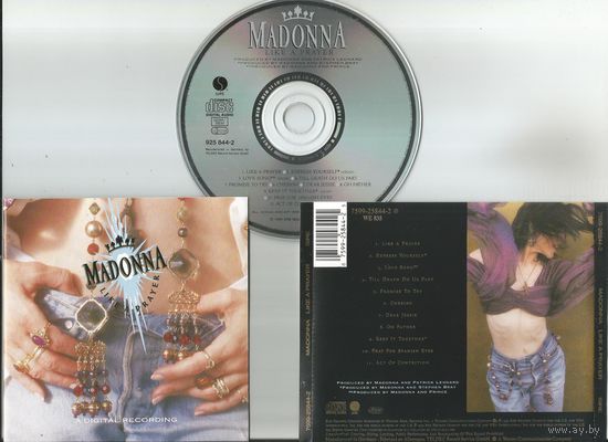 MADONNA - Like A Prayer (аудио CD USA 1989)