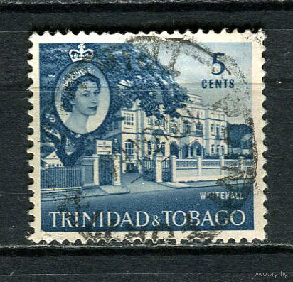 Британские колонии - Тринидад и Тобаго - 1960/1966 - Уайтхолл 5С - [Mi.174] - 1 марка. Гашеная.  (Лот 14EA)-T2P7