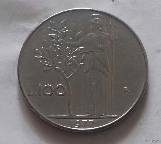 100 лир, Италия 1977 г.