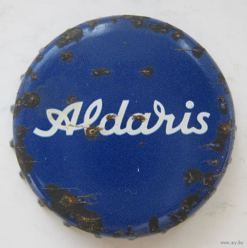 Крышка б/у с бутылки пива "Aldaris" ( Латвия ) середины 90-х гг.
