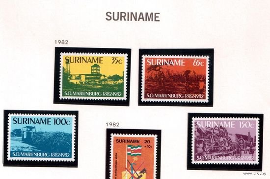 Суринам-1982,(Мих.993-996) **  ,20% каталога,