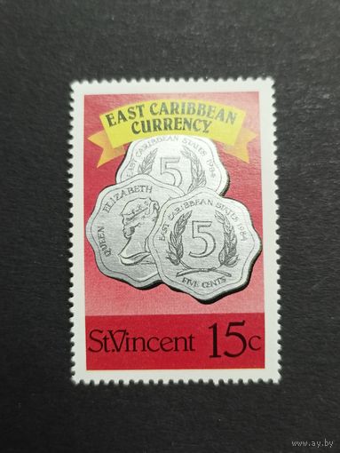 Сент Винсент 1987. Валюта Восточного Карибского бассейна - монеты и банкноты