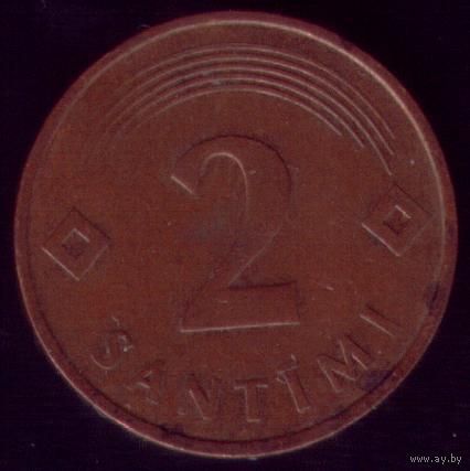 2 сантима 1992 год Латвия