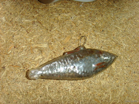 Елочная игрушка СССР . Рыба