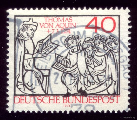 1 марка 1974 год Германия 795