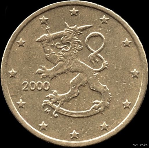 Финляндия 50 евроцентов 2000 г. КМ#103 (27-3)