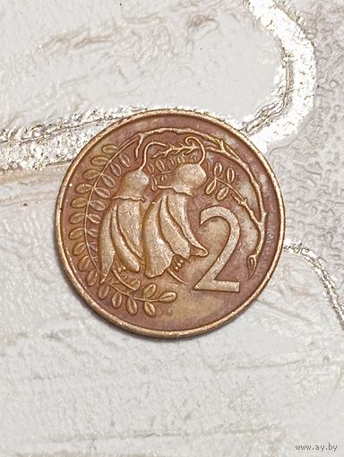 Новая Зеландия 2 цента 1967 года .