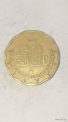 МЕКСИКА 1994 ГОД 50 СЕНТАВО