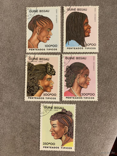 Гвинея-Бисау 1989. Прически