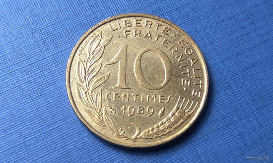 10 сантимов 1989. Франция.