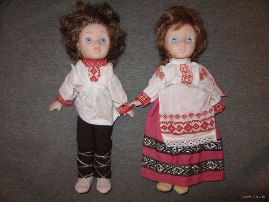 Куклы .  СССР . Белорус и белоруска