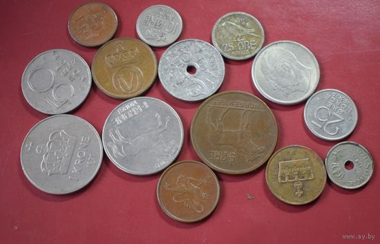 Норвегия 14 монет