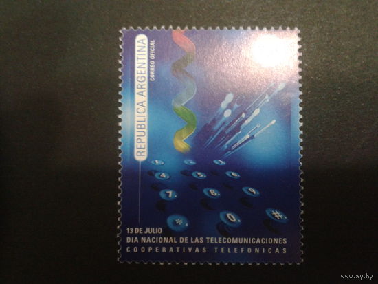 Аргентина 1999 Телекоммуникации Михель-2,0 евро