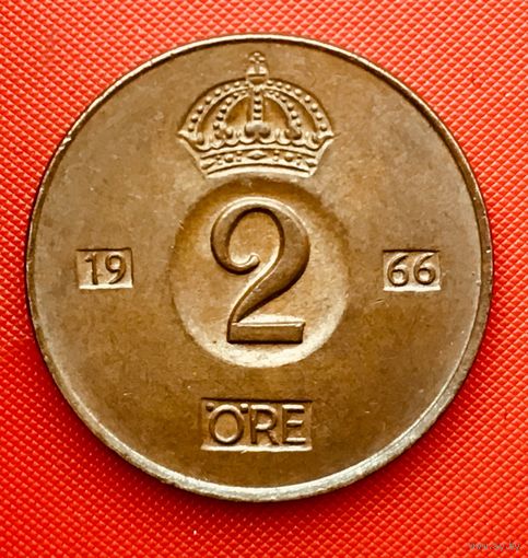 13-12 Швеция, 2 эре 1966 г.