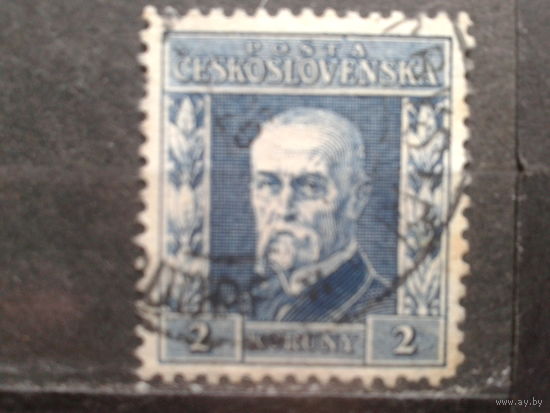 Чехословакия 1925 Президент Масарик 2 кроны
