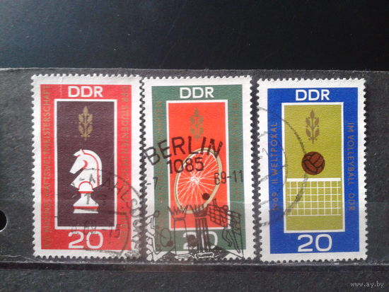 ГДР 1969 Спорт Полная серия