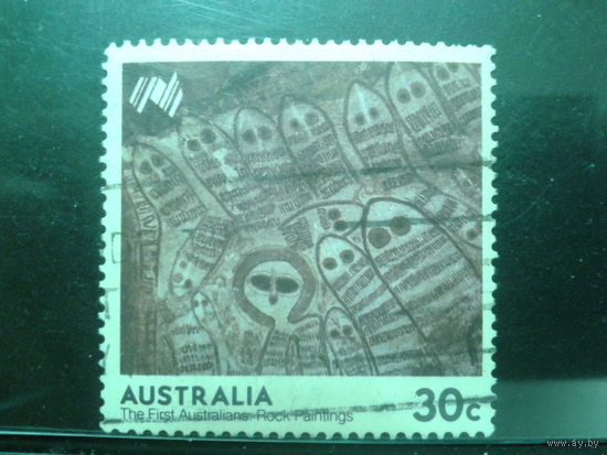 Австралия 1984 рисунок аборигенов
