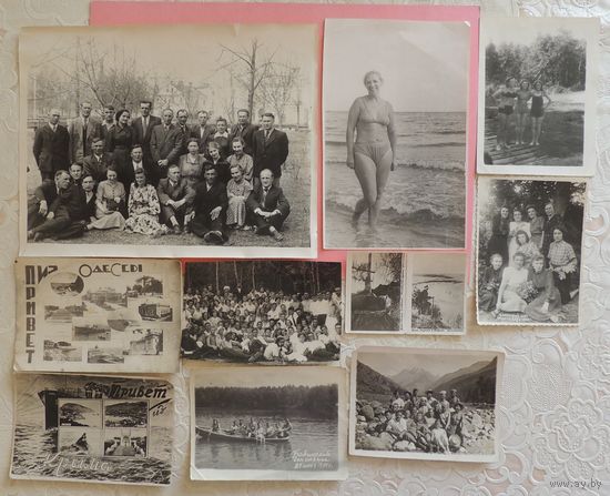 Фото "Санатории, дома отдыха", 1930-1950-е гг. (10 шт.)