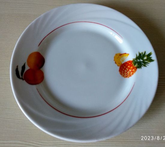 Тарелка, с рисунком фруктов,фарфор,СССР