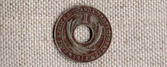 Уганда/восточная Африка 1 цент 1912/протекторат(Qu)