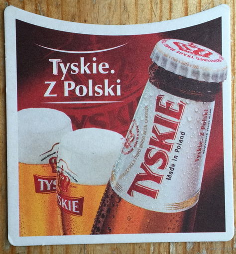 Подставка под пиво Tyskie No 3