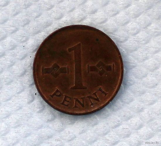 Финляндия 1 пенни, 1964