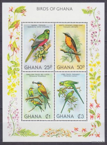 1981 Гана 876-879/B88 Птицы 11,00 евро