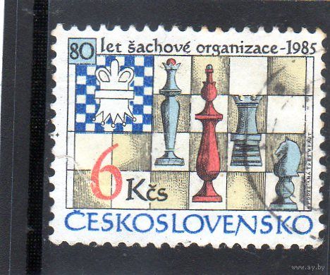 Чехословакия.Спорт.80 лет шахматной федерации.1985.