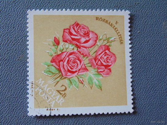Венгрия 1963 г. Цветы.