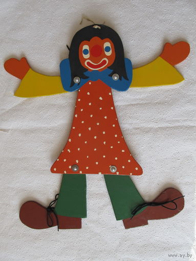 Кукла - марионетка "Клоун"(Англия)-No4