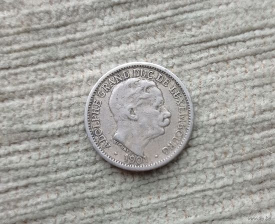 Werty71 Люксембург 10 сантимов 1901