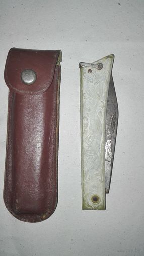Нож РУСАЛКА (ссср)в кожаном чехле